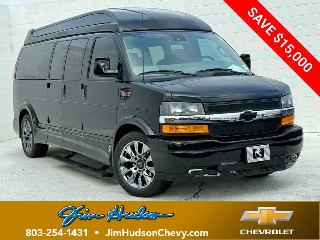 Black 2025 Chevrolet Express Cargo 2500 RWD Van Rear-Wheel Drive