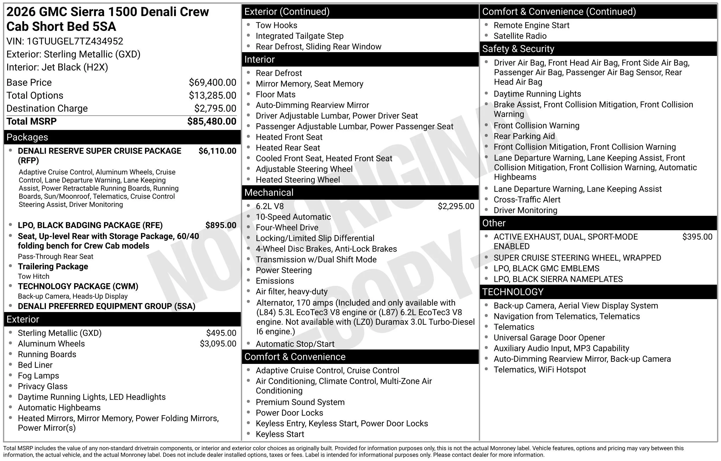 New 2026 Sterling Metallic GMC Denali image 48