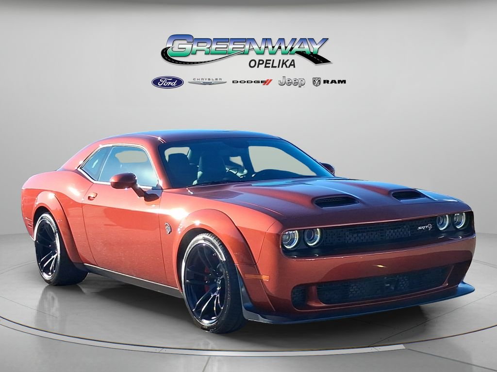 Used 2022 Orange Dodge SRT Hellcat Widebody image 1