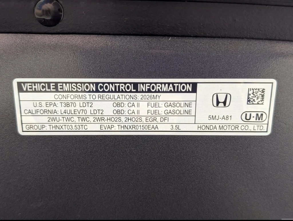 Certified Used 2026 Crystal Black Pearl Honda RTL image 25