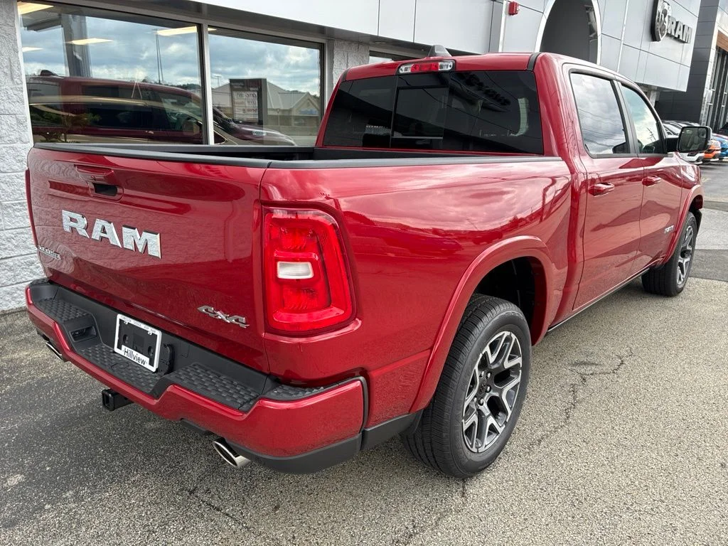 New 2026 Molten Red Pearl-Coat Exterior Paint RAM Laramie image 8