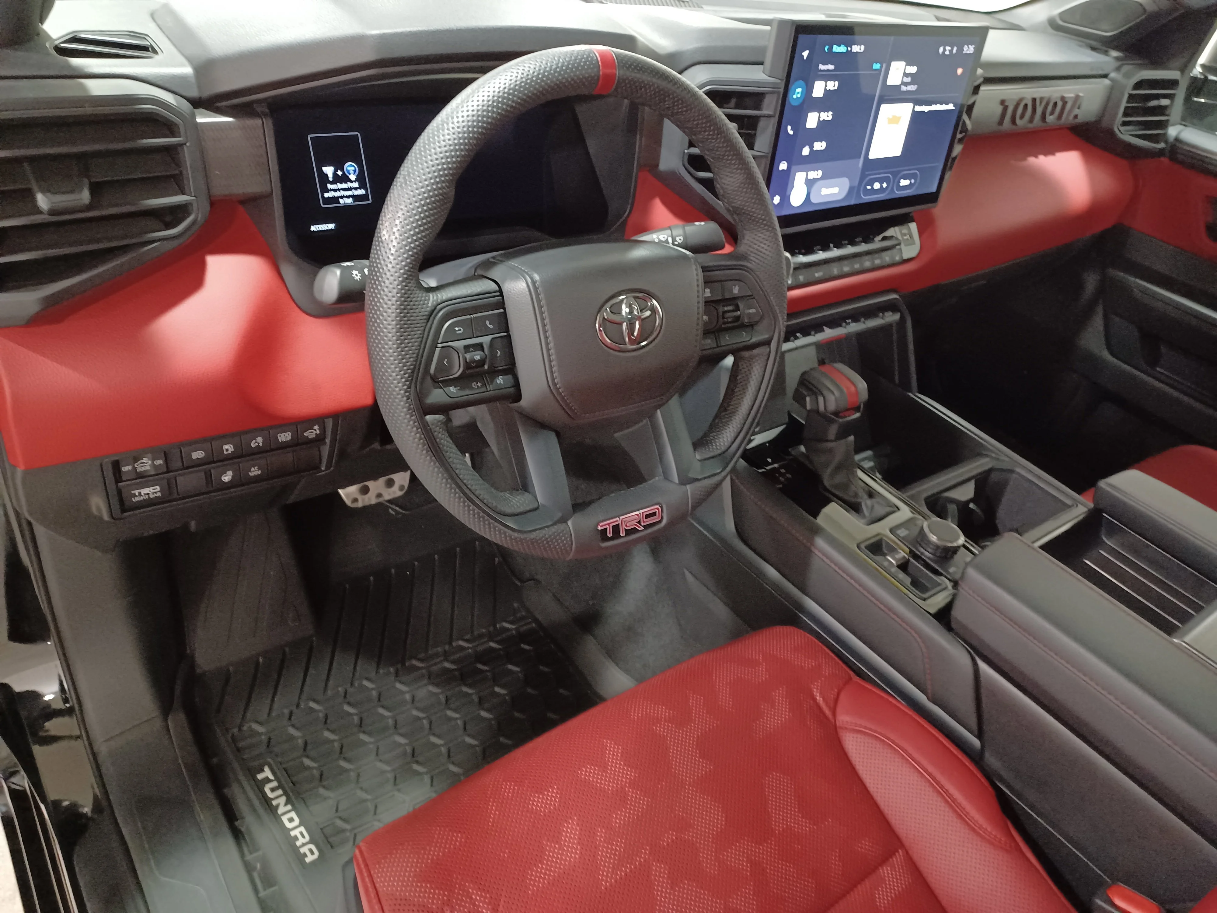 Certified Used 2025 Midnight Black Metallic Toyota TRD Pro Hybrid*i-FORCE MAX | 360 Cam | Pano Roof | Cooled Leather | Htd Wheel | Lane Keep Assist image 14