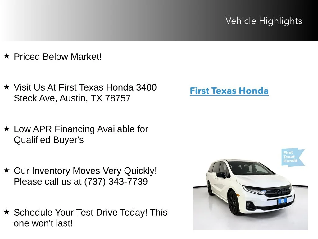 Certified Used 2026 Platinum White Pearl Honda Sport-L image 10