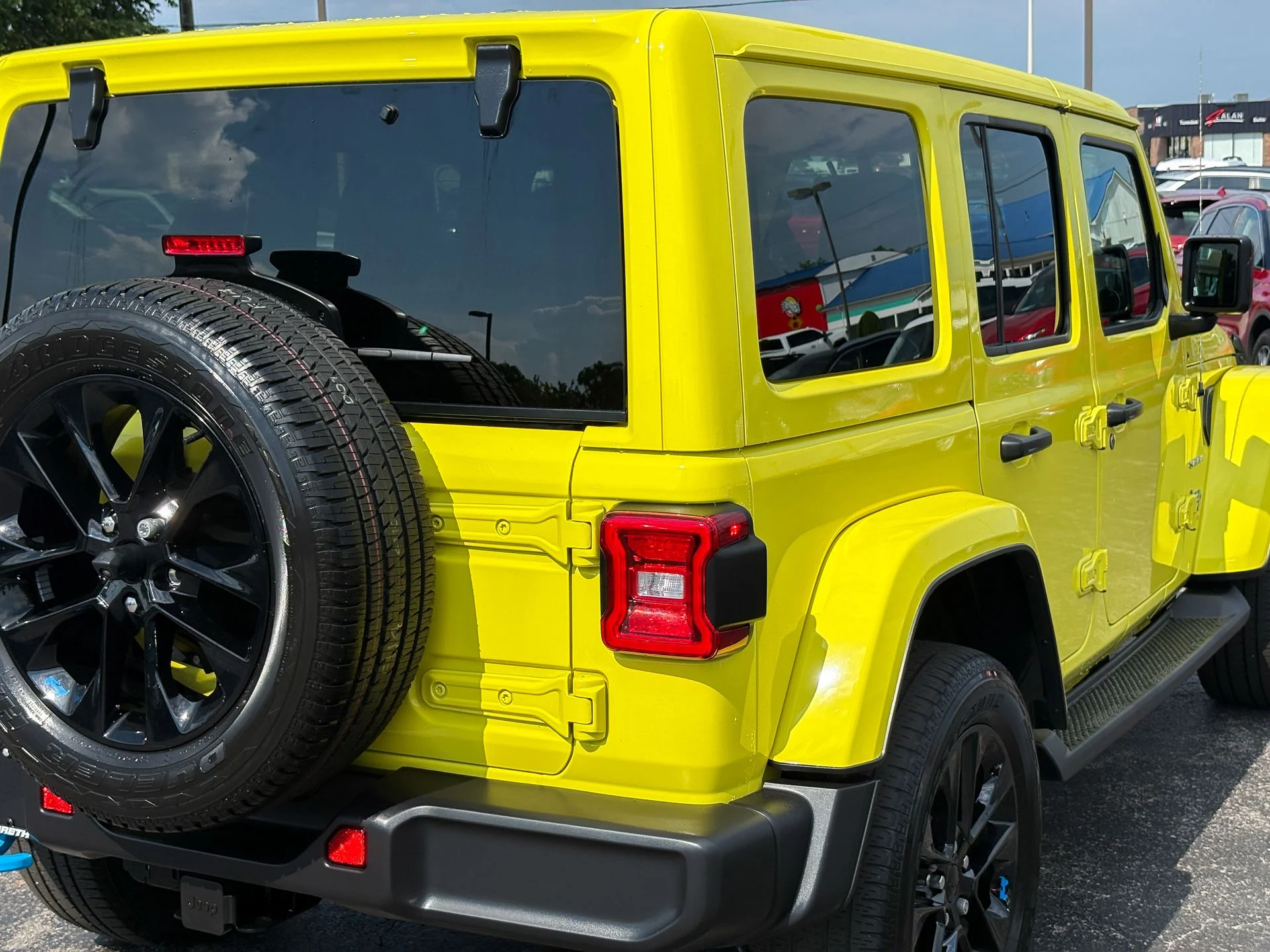 Used 2023 Yellow Jeep Sahara 4xe image 19