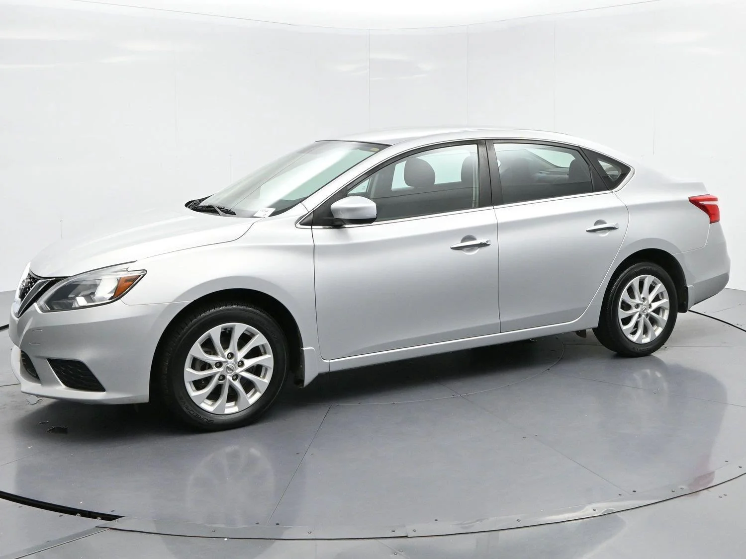 Used 2019 Brilliant Silver Metallic Nissan SV image 4