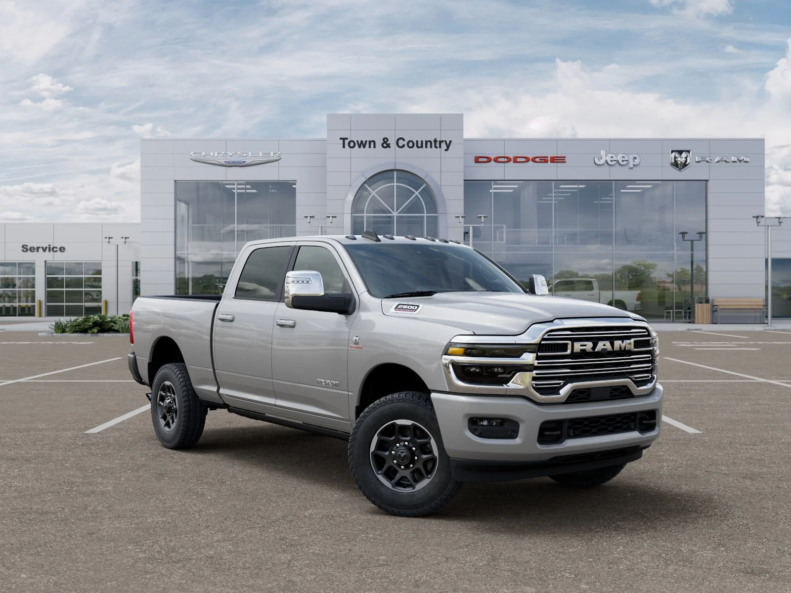 New 2026 Silver-Zynith Exterior Paint RAM Laramie image 27
