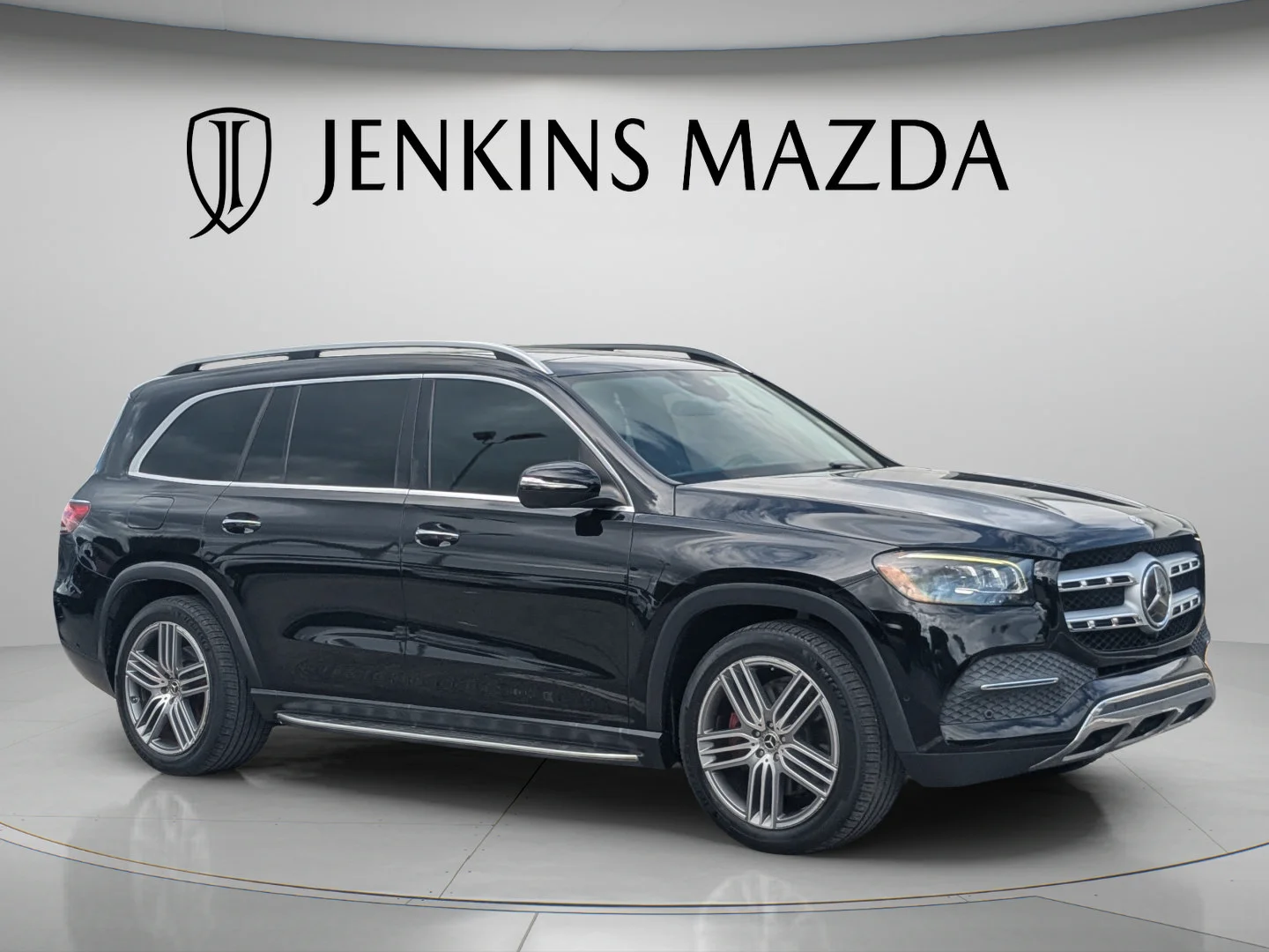 Used 2021 Obsidian Black Metallic Mercedes-Benz GLS 450 image 1