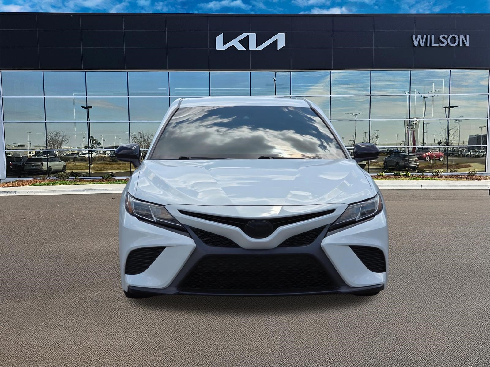 Used 2019 Super White Toyota SE image 2
