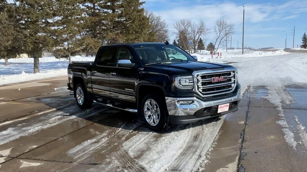 Used 2018 GMC Sierra 1500 SLT with VIN 3GTU2NECXJG464079 for sale in Oslo, Minnesota