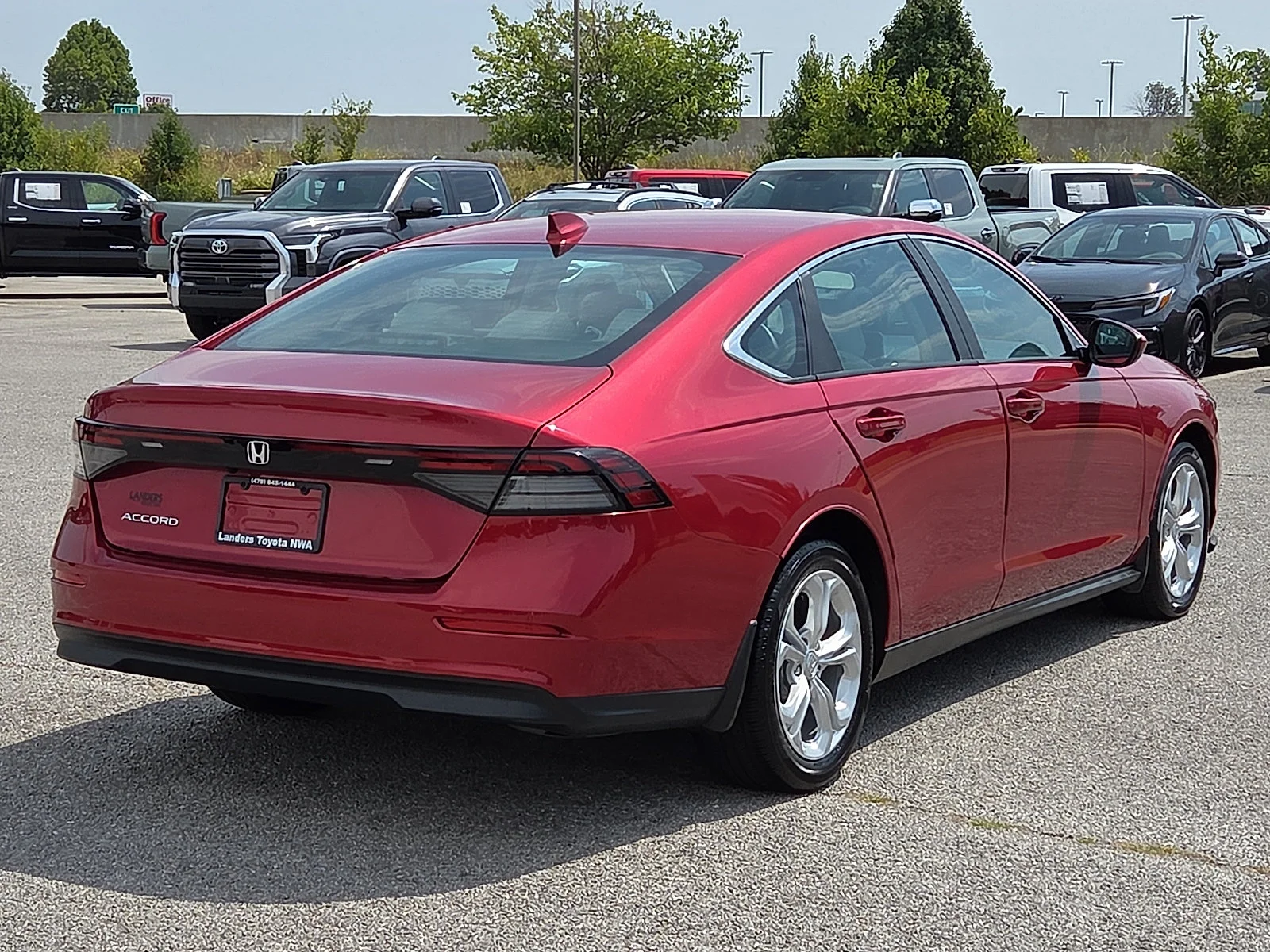 Used 2024 Radiant Red Metallic Honda LX image 5
