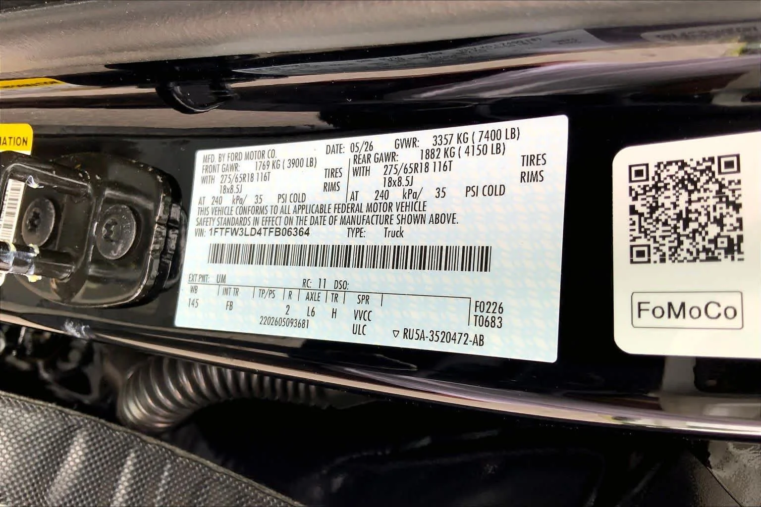New 2026 Agate Black Metallic Ford XLT image 12
