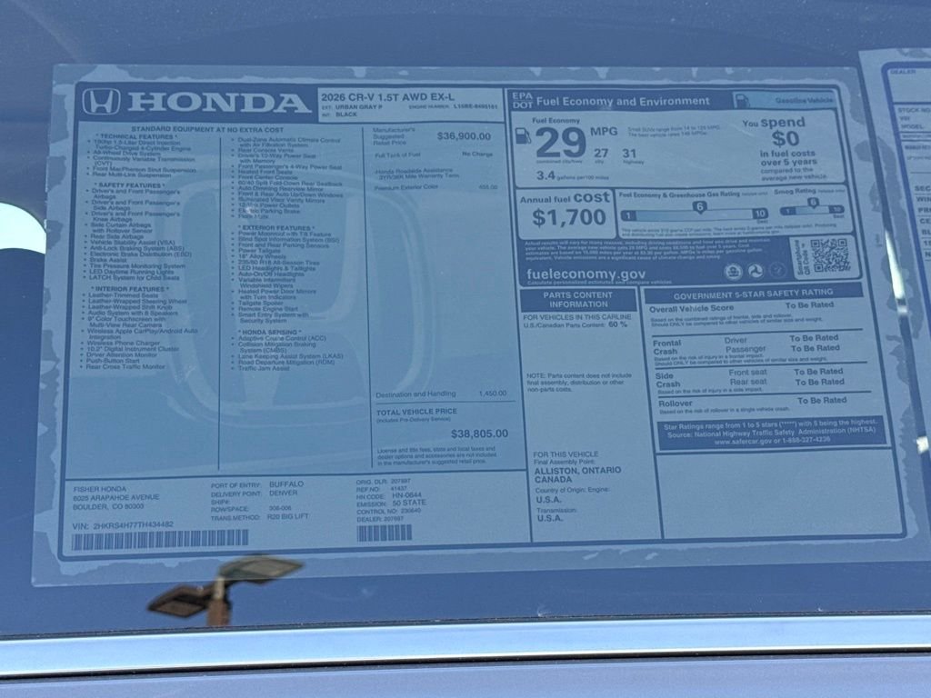 2026 Honda CR-V EX-L - Photo 27