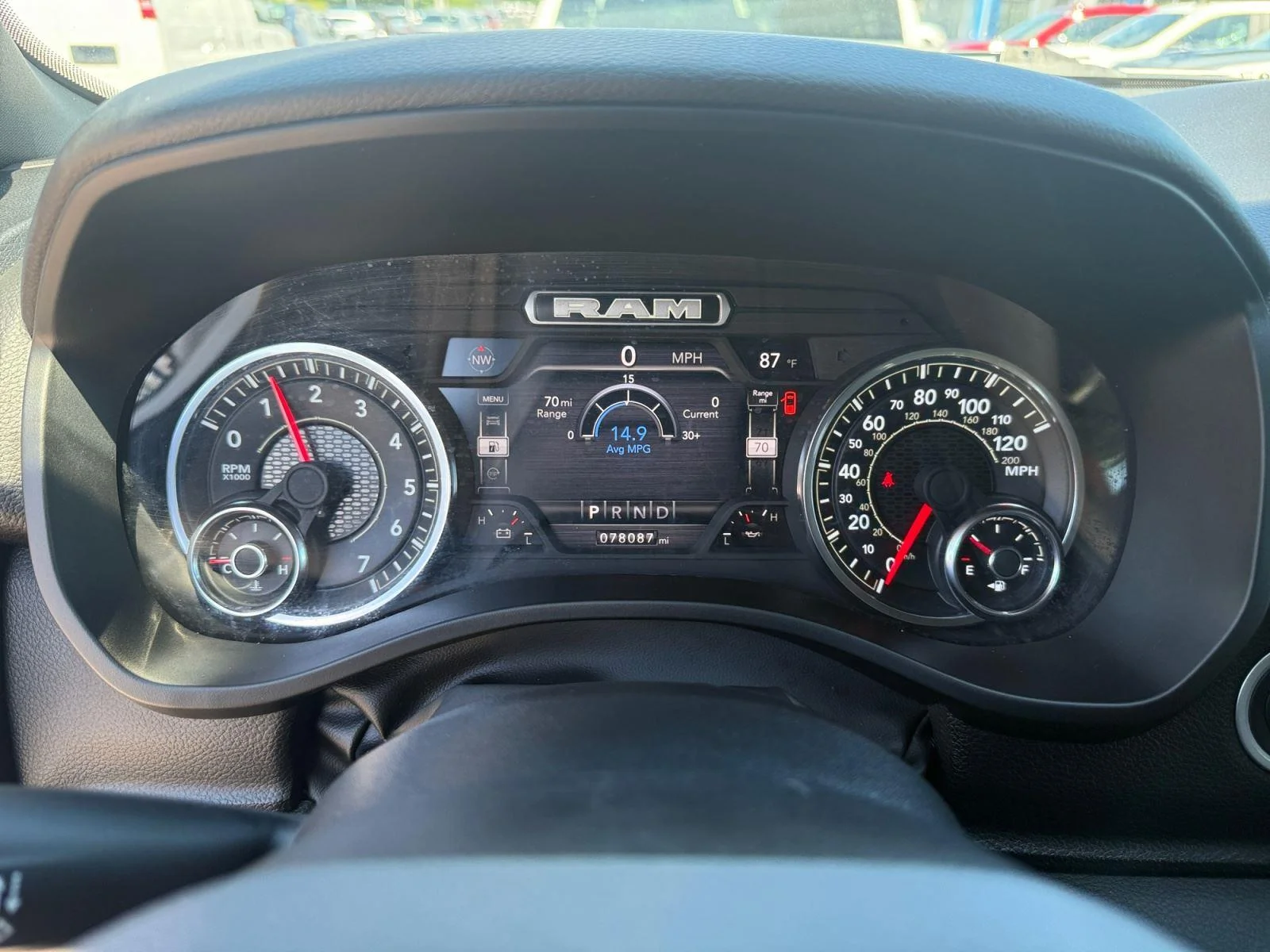 Used 2024 WHITE RAM BIG HORN 4X4 CREW CAB 6