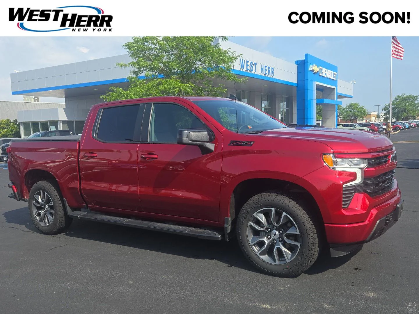 Used 2025 Radiant Red Tintcoat Chevrolet RST image 1