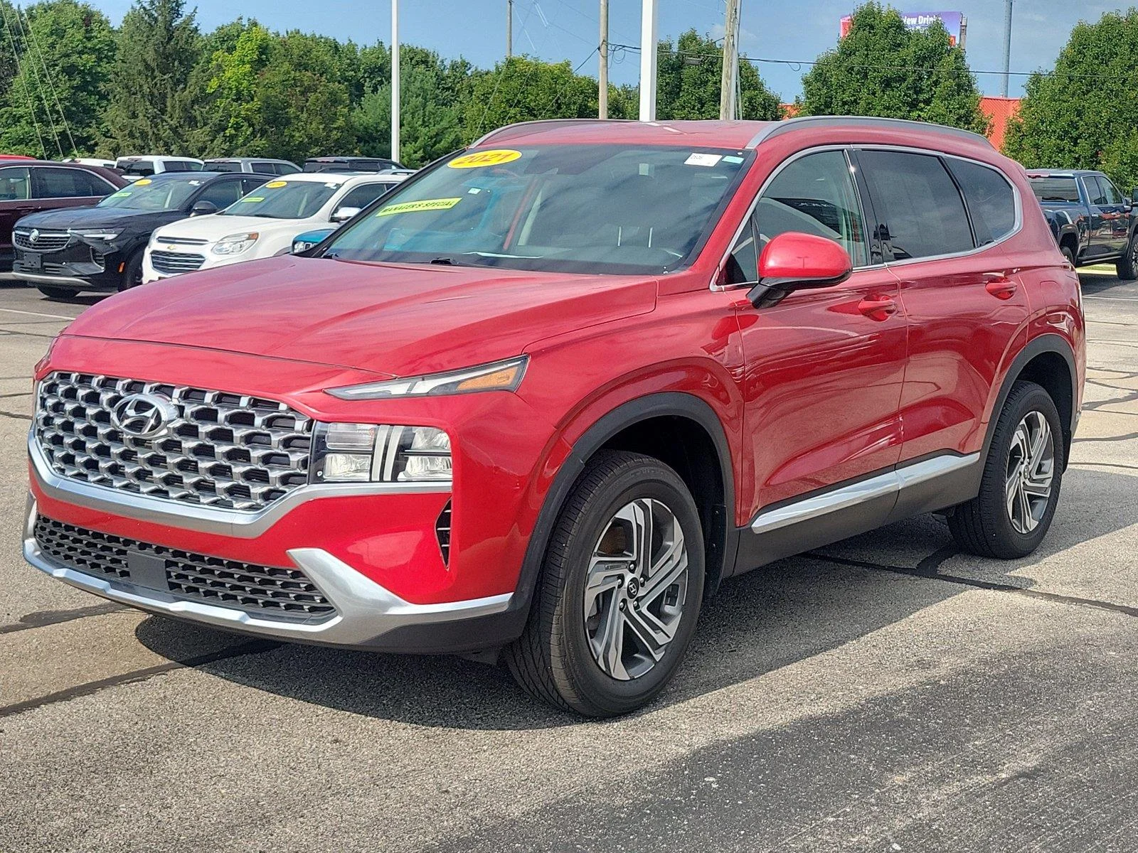 Used 2021 Hyundai Santa Fe SEL with VIN 5NMS2DAJ6MH351938 for sale in Hamilton, OH