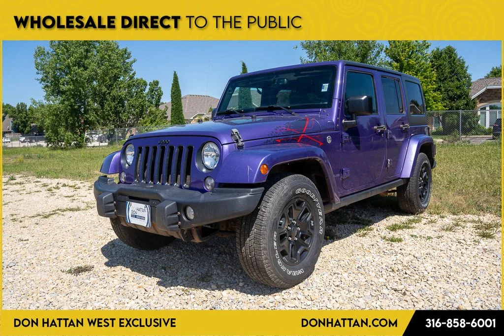 Used 2016 Purple Jeep Unlimited Sahara image 19