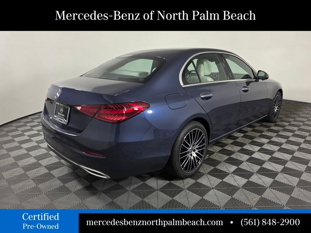 Certified Used 2025 Blue Mercedes-Benz C 300 image 6
