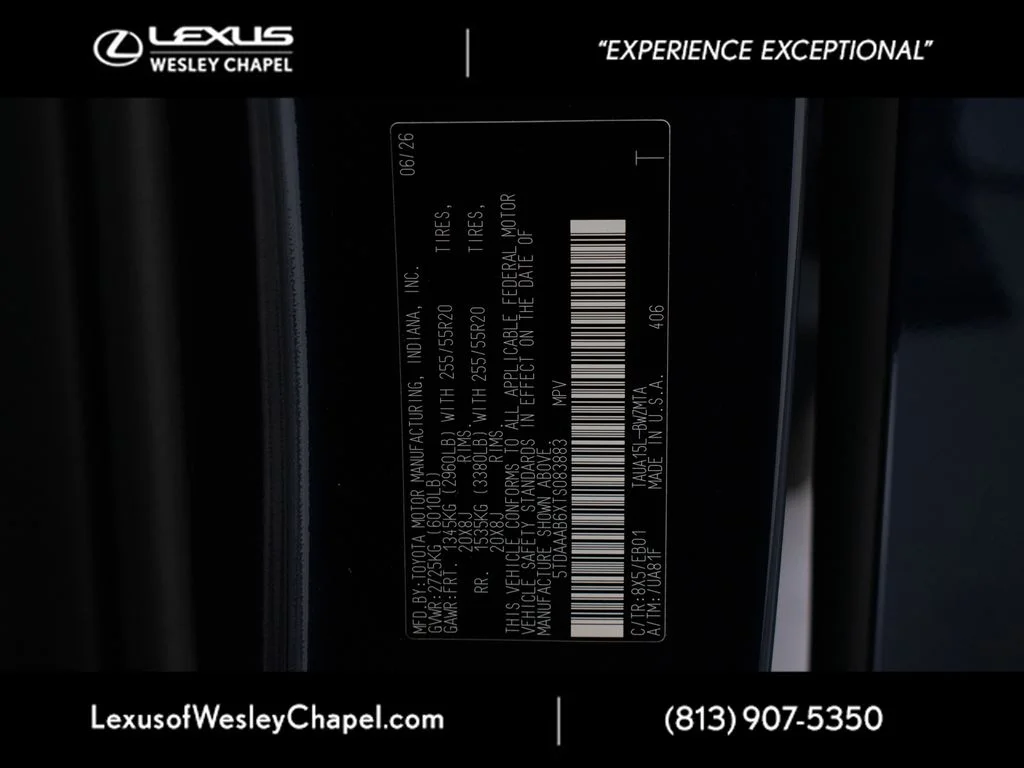 New 2026 Nightfall Mica Lexus  350 PREMIUM AWD image 10