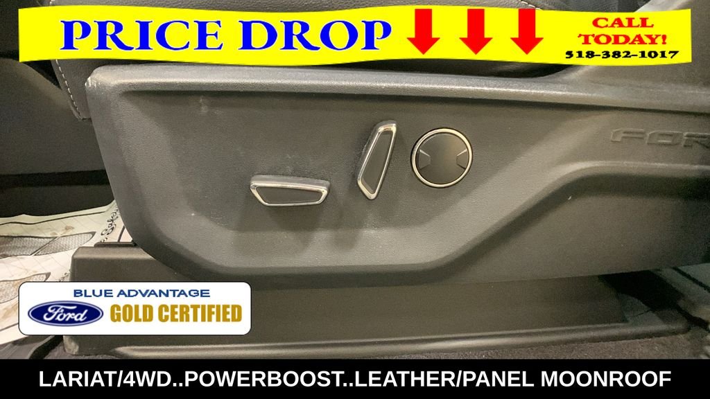 Certified Used 2025 White Metallic Ford Lariat image 33