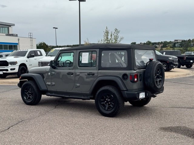 Used 2020 Gray Jeep Sport 4x4 image 3