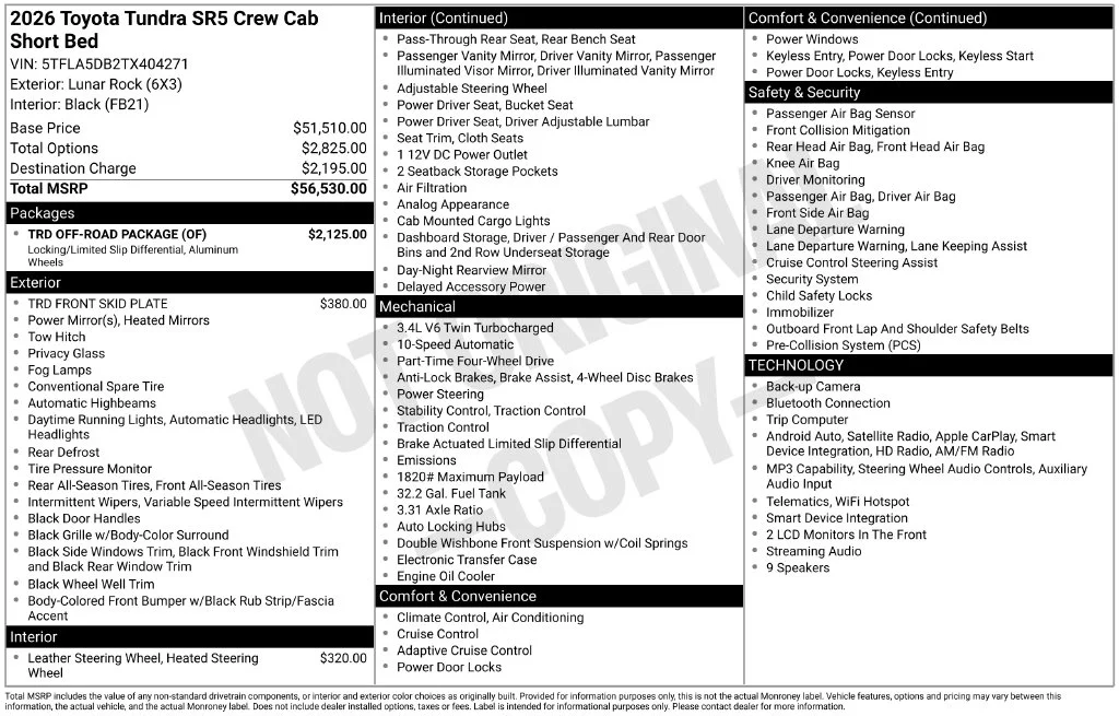 Used 2026 Green Toyota SR5 image 12