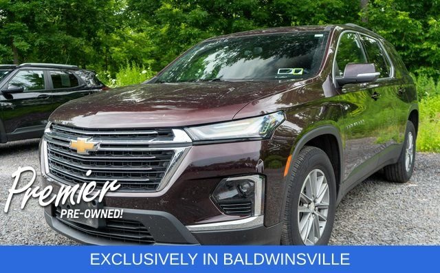Used 2023 Black Cherry Metallic Chevrolet LT image 1