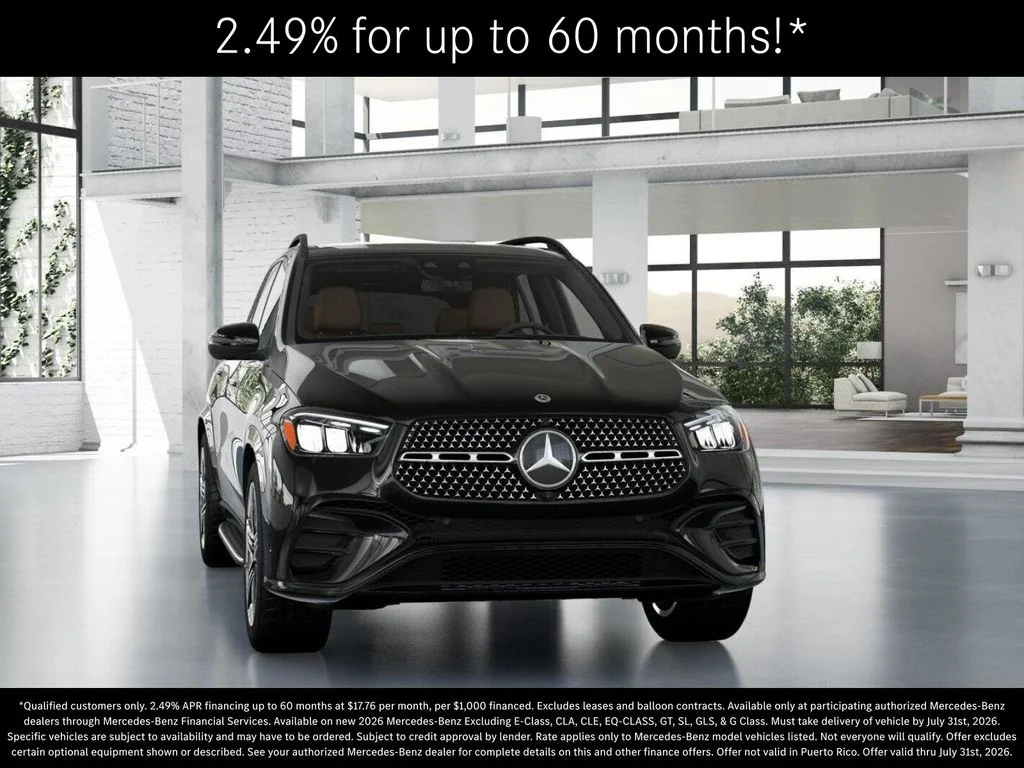 New 2026 Obsidian Black Metallic Mercedes-Benz GLE 450 image 8