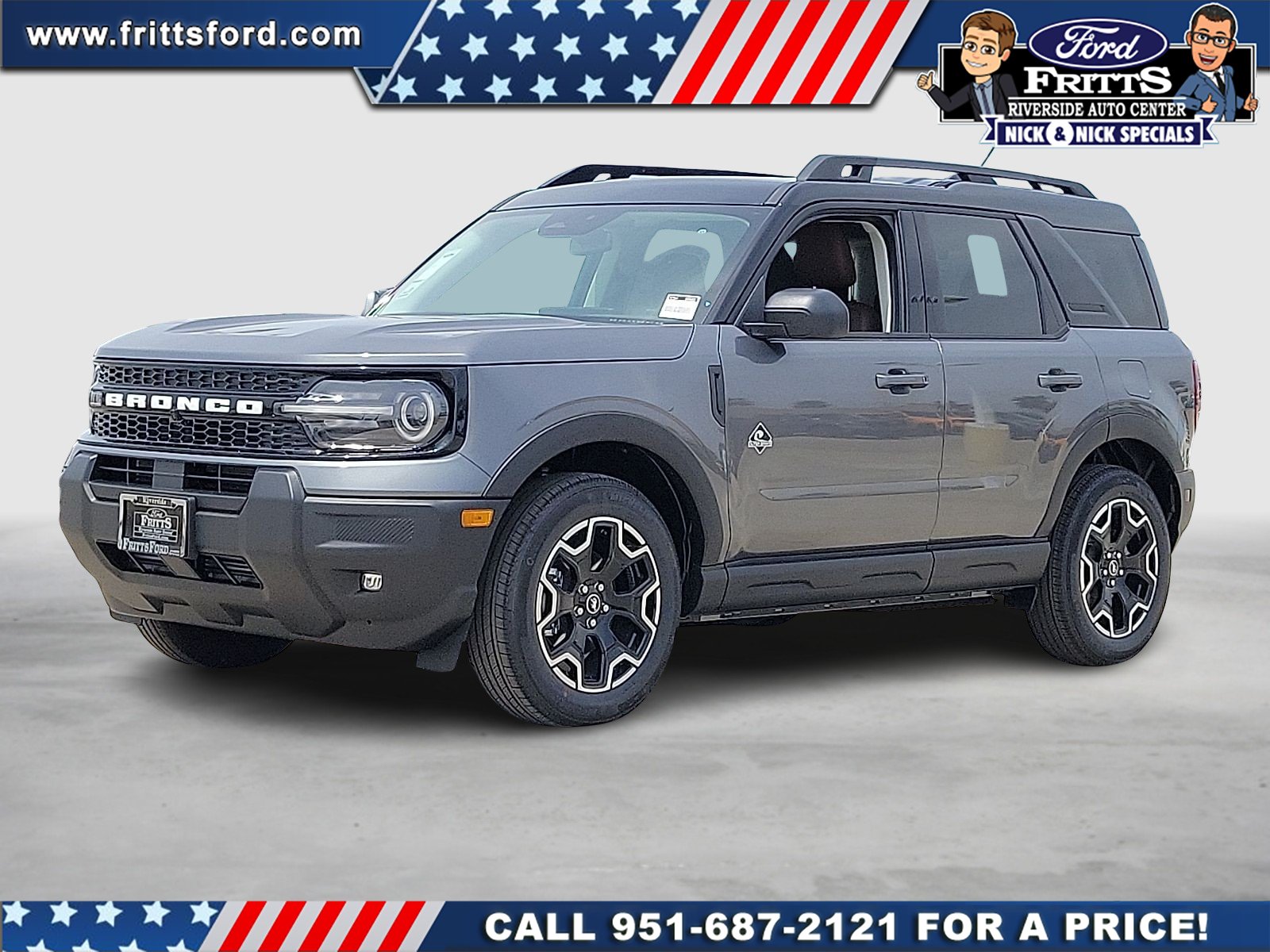 New 2026 Carbonized Gray Metallic Ford Outer Banks® image 1