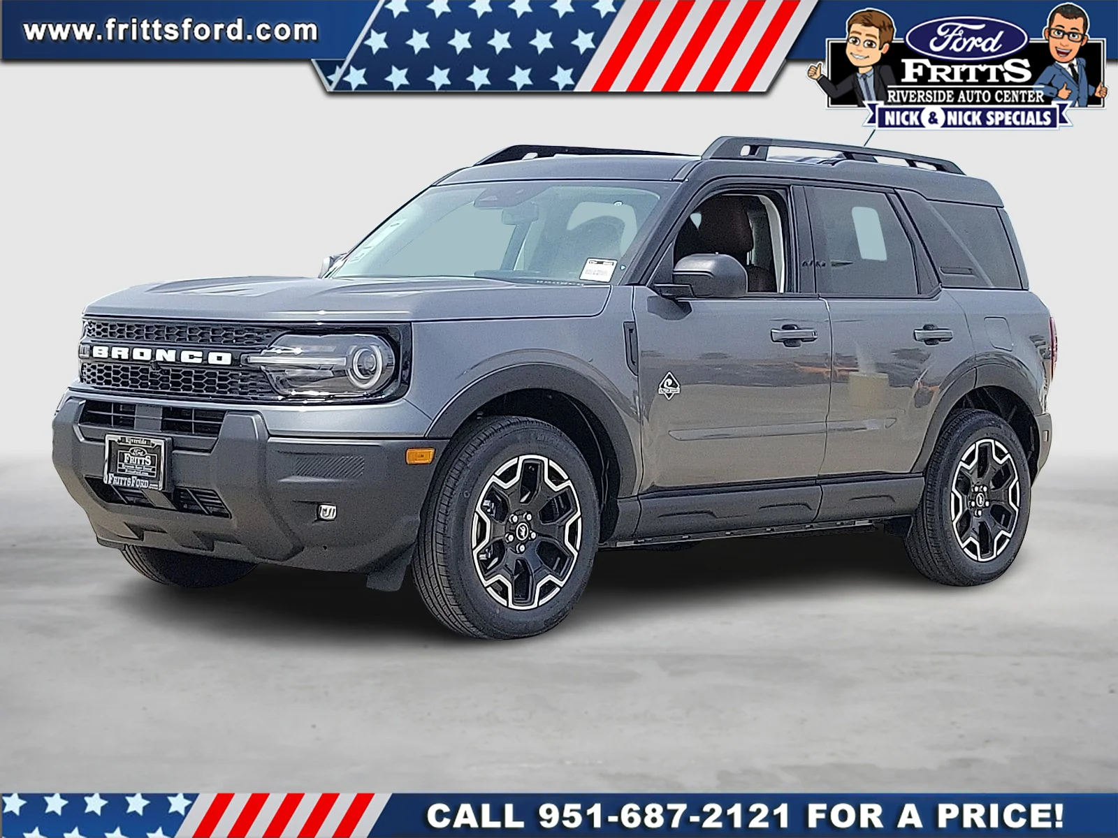 New 2026 Carbonized Gray Metallic Ford Outer Banks® image 1