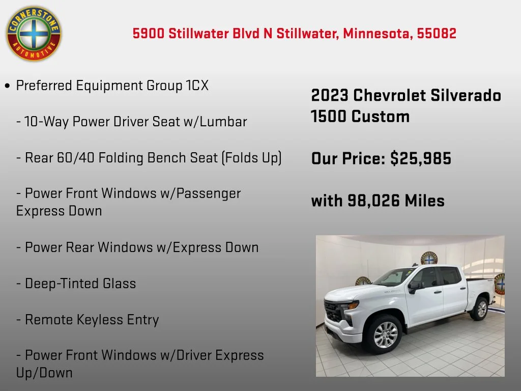 Used 2023 White Chevrolet Custom image 5