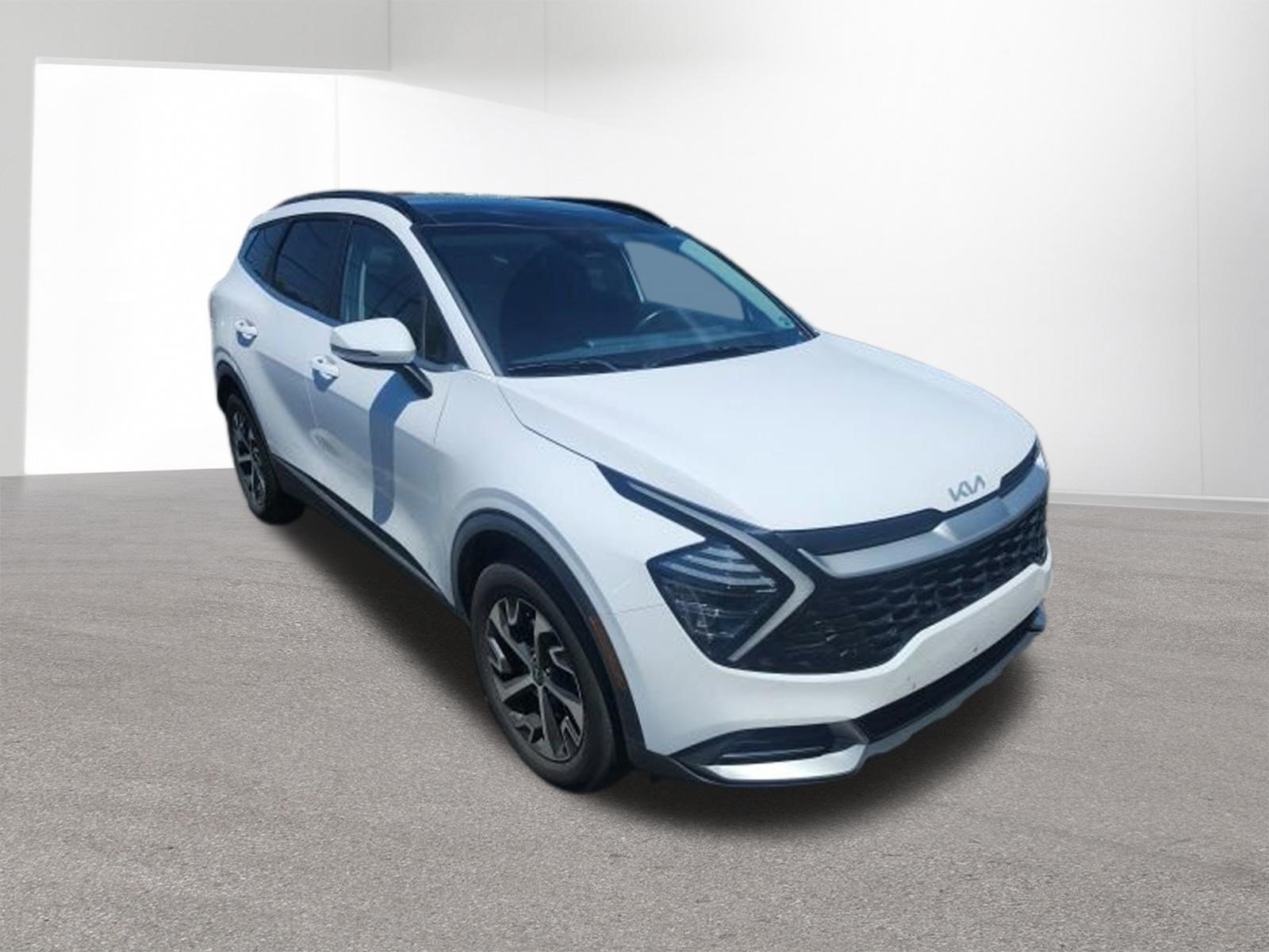 Used 2025 Glacial White Pearl Kia EX image 26