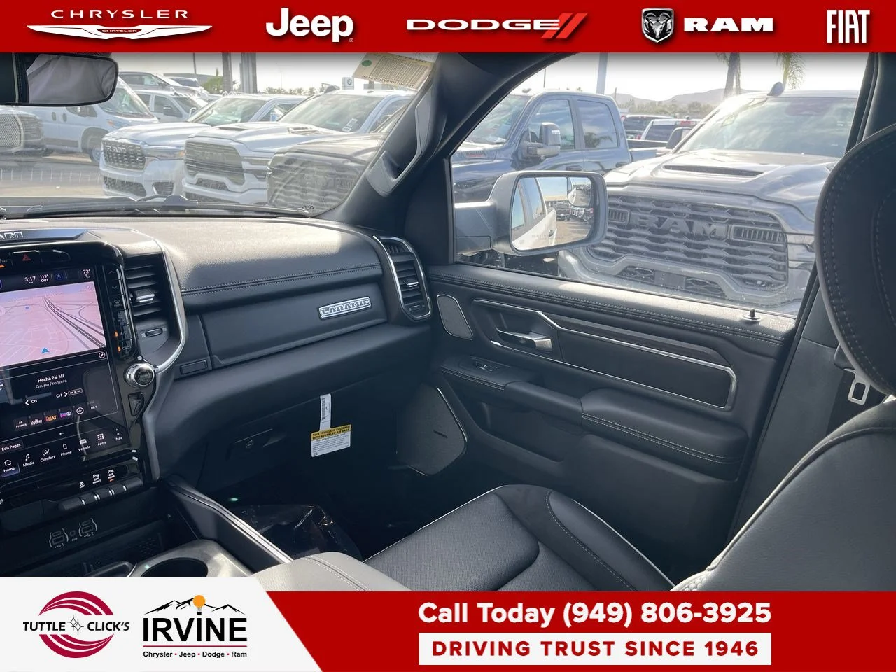 New 2027 Ivory White Tri-Coat Pearl-Coat Exterior Paint RAM Laramie image 3