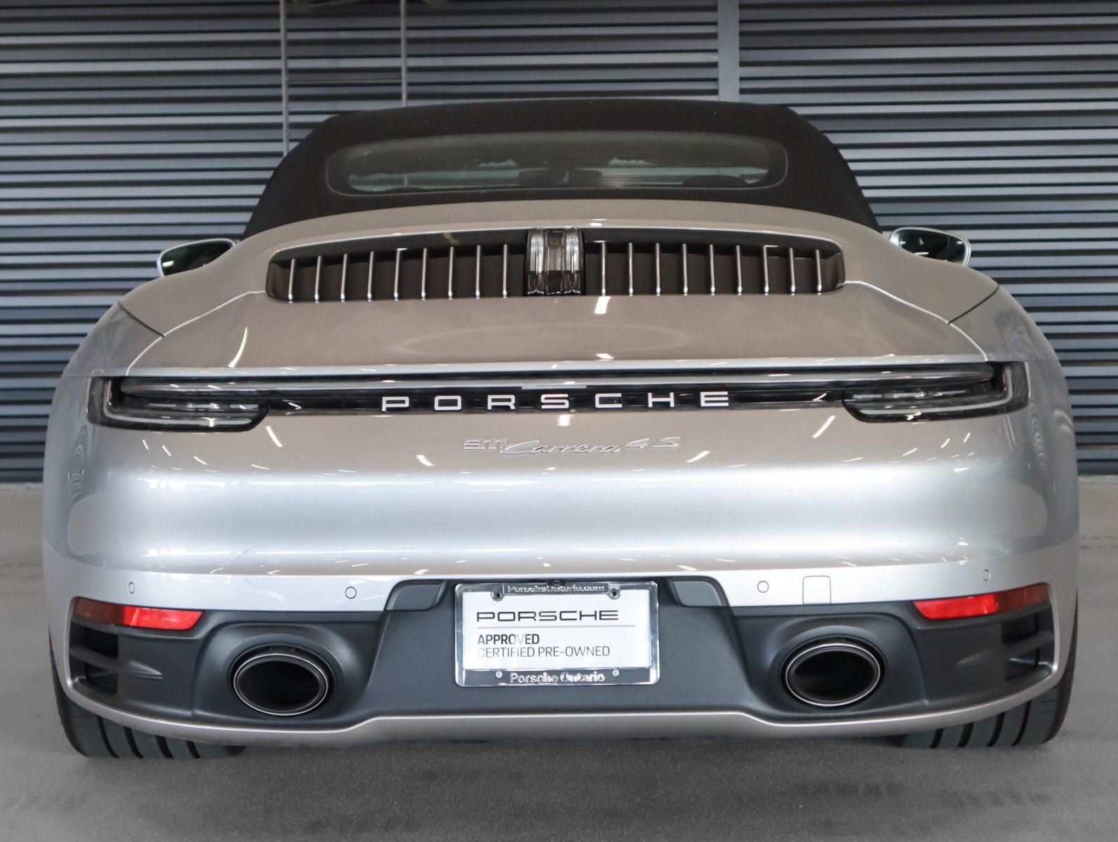 Certified Used 2021 Gt Silver Metallic Porsche Carrera 4S Cabriolet image 9