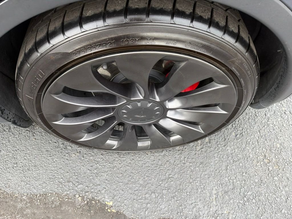 Used 2022 Gray Tesla Performance image 11