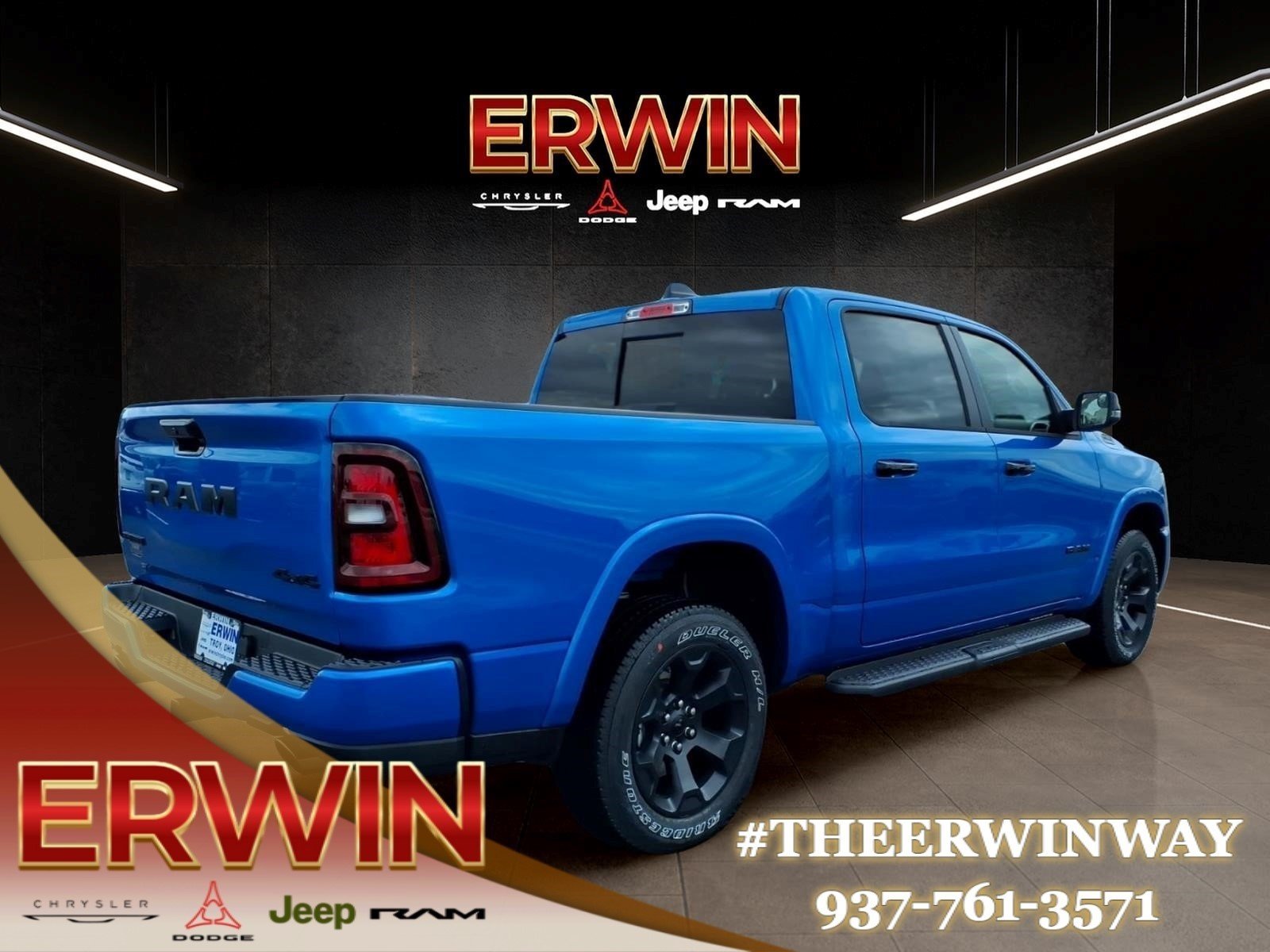 New 2026 Hydro Blue Pearlcoat RAM Big Horn image 5