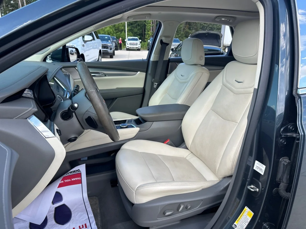 Used 2021 SHADOW METALLIC Cadillac FWD Premium Luxury image 18