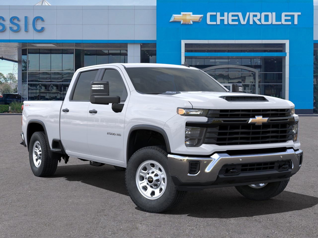 2025 Chevrolet Silverado 2500 HD WT White at Classic Elite Chevrolet Hwy 6
