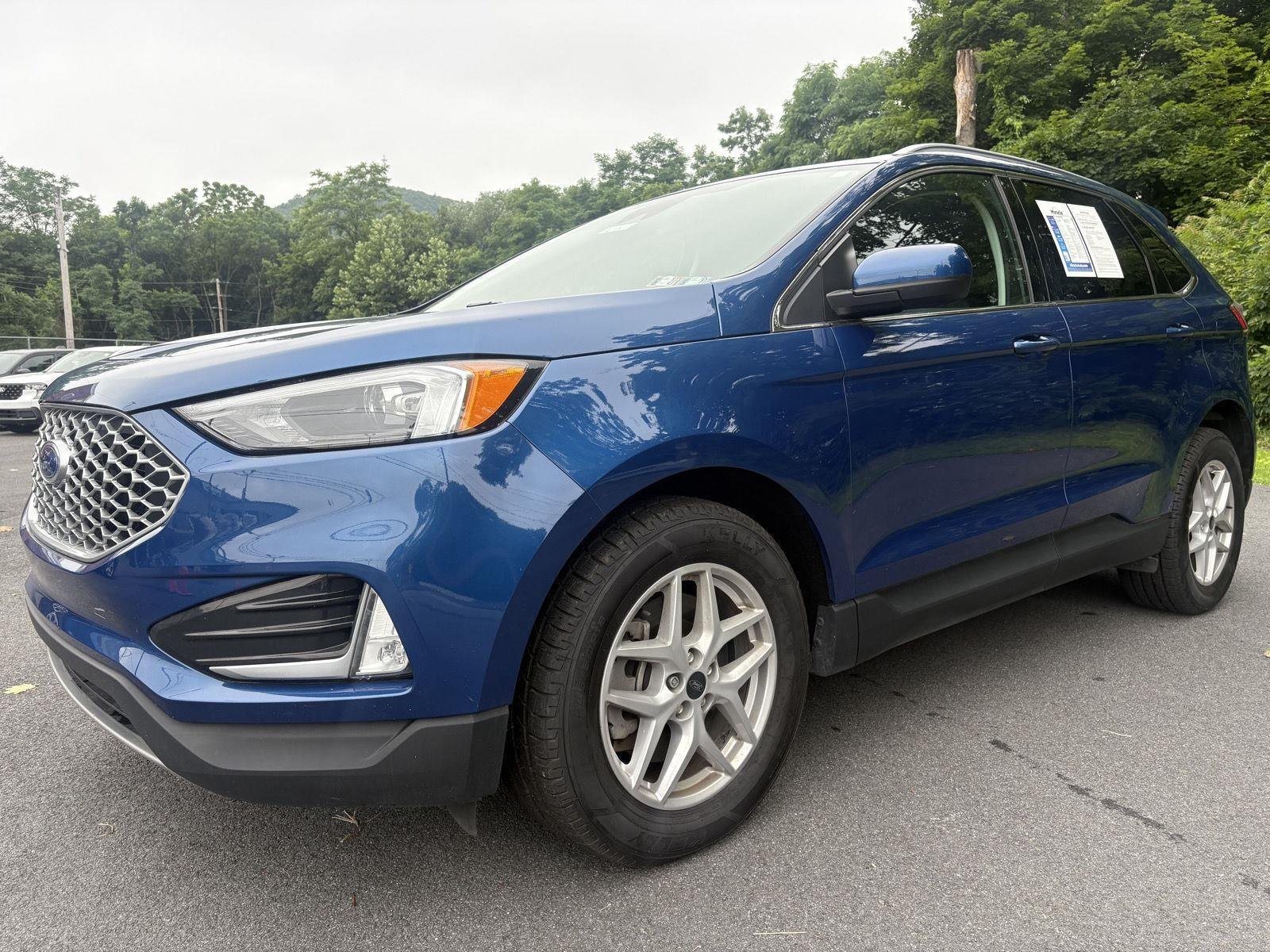 Used 2023 Atlas Blue Metallic FORD TRUCK SEL image 7