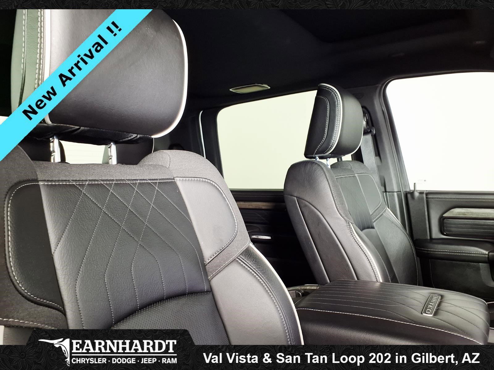 Used 2025 Bright White Clearcoat Ram Limited image 10