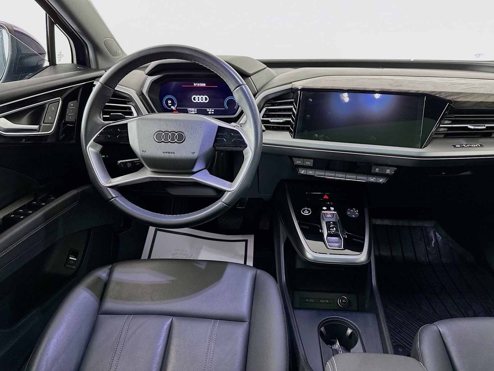 Used 2023 Blue Metallic Audi Premium Plus Black Optic Pano Roof image 23
