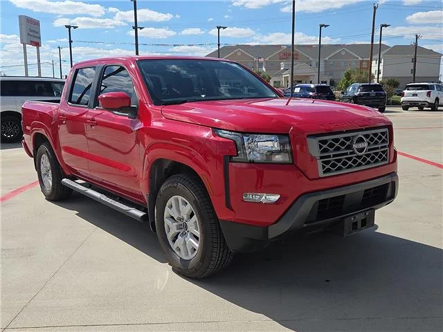 Used 2022 Red Alert Nissan SV (A9) 4x2 Crew Cab 5 ft. box 126 in. WB image 5