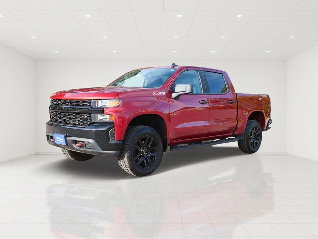 Certified 2021 Chevrolet Silverado 1500 Custom with VIN 1GCPYCEF3MZ357566 for sale in White Bear Lake, Minnesota