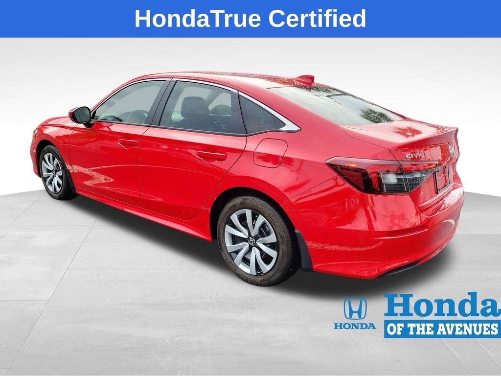 Certified Used 2025 Rallye Red Honda 4D LX image 4