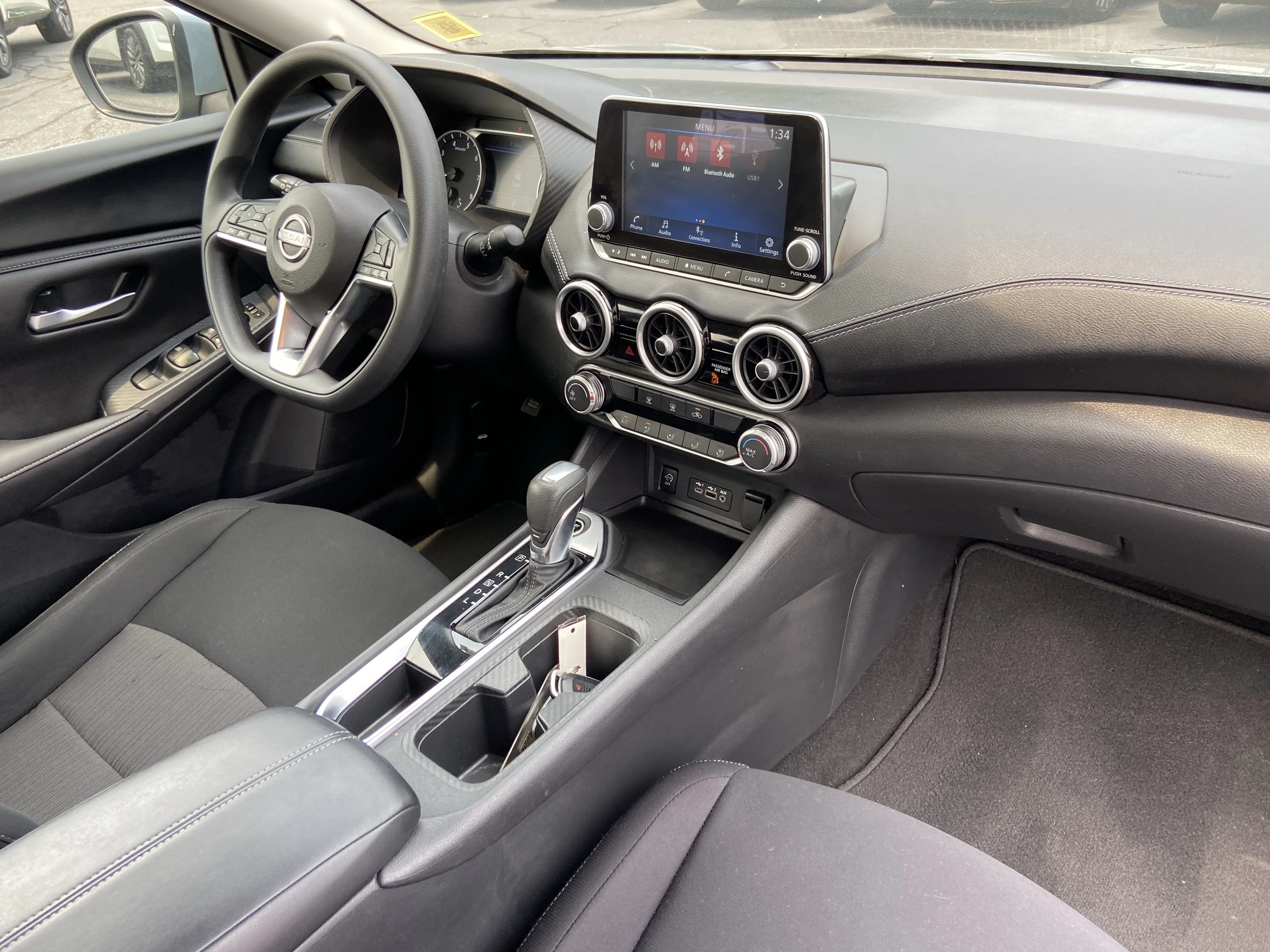 Used 2024 Atlantic Gray Metallic Nissan SV image 18