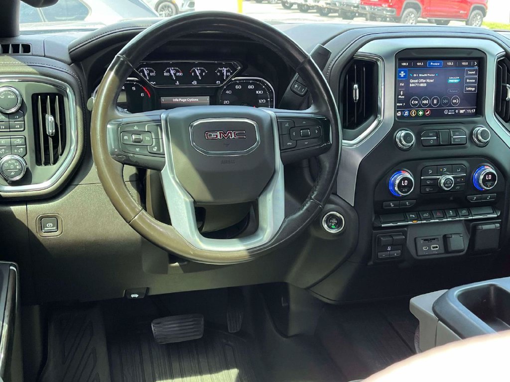 Certified Used 2021 PACIFIC BLUE METALLIC GMC SLT image 12