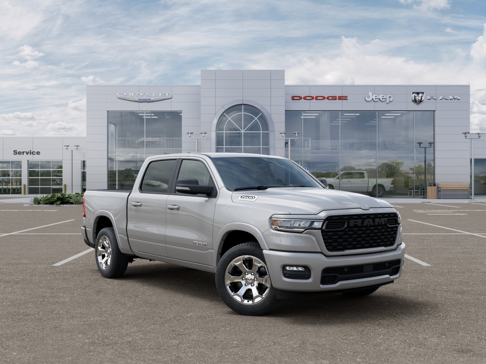 New 2026 Silver Zynith Exterior Paint RAM Big Horn image 39