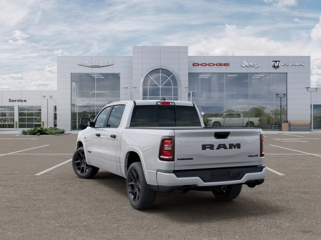 New 2026 Ivory White Tri-Coat Pearl-Coat Exterior Paint RAM Laramie image 3