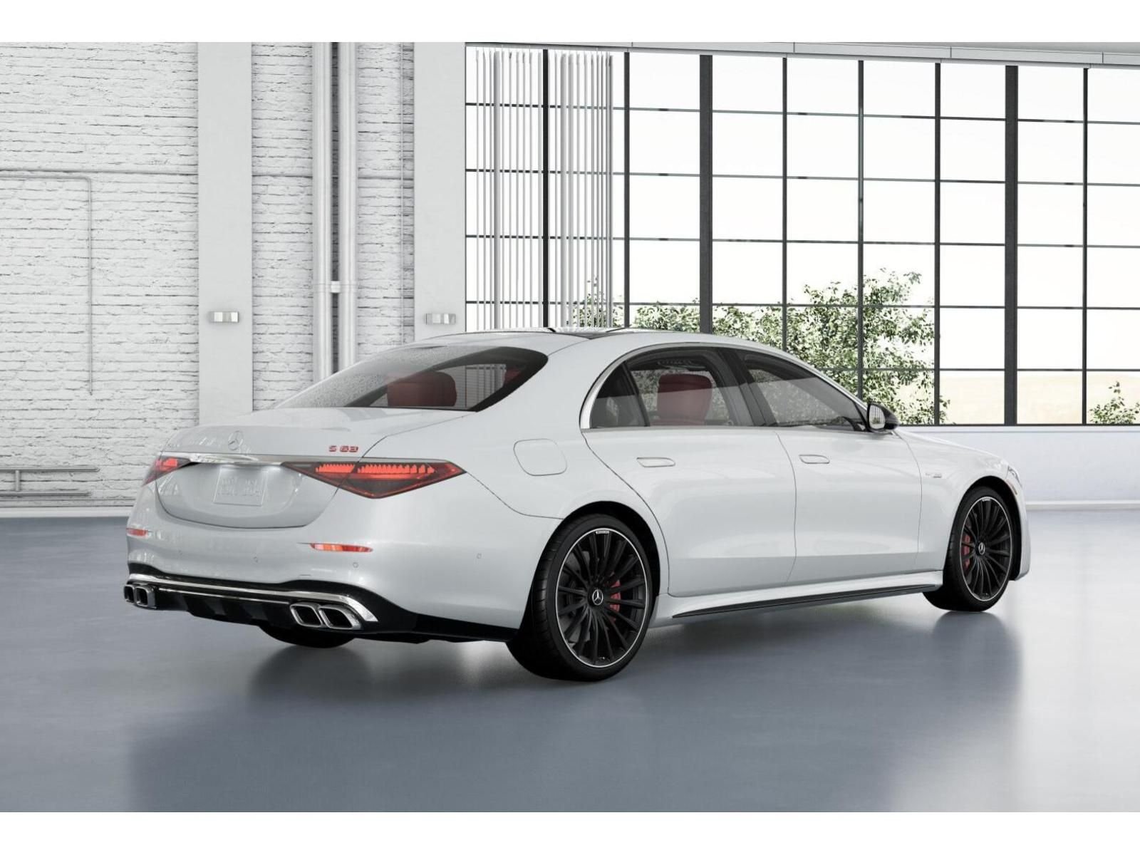 New 2026 MANUFAKTUR Moonlight White Metallic Mercedes-Benz S 63 E AMG® image 23