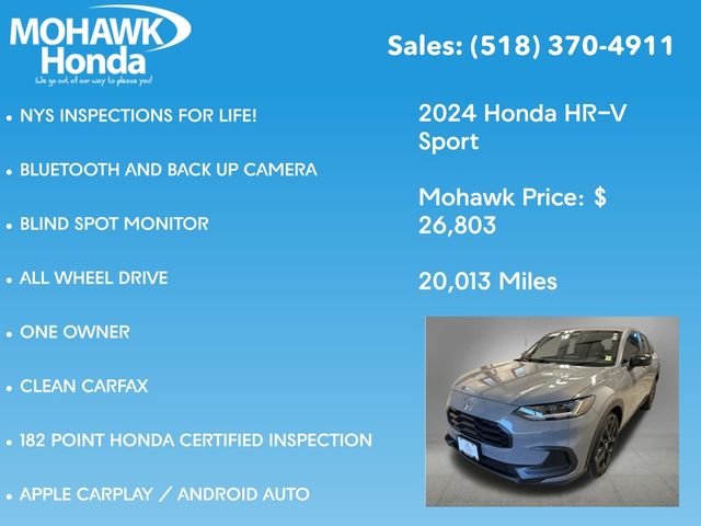 Certified Used 2024 Urban Gray Pearl Honda Sport image 8