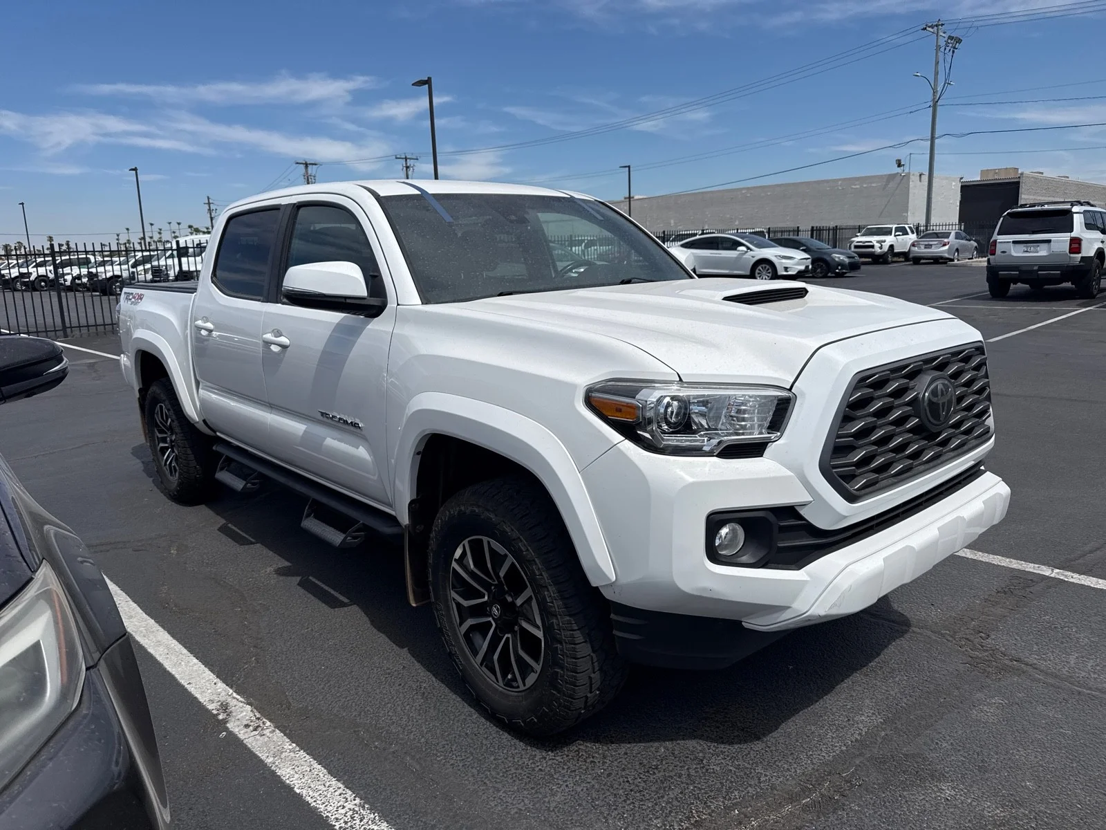 Certified Used 2021 Wind Chill Pearl Toyota TRD Sport image 1